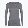 Maglia termica da donna icebreaker 200 Oasis Crewe gritstone heather 5