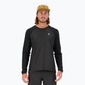 Maglia ciclismo uomo manica lunga Mons Royale Tarn Merino Shift Wind Jersey nero