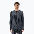 Mons Royale Cascade Merino Base Layer grigio tie dye uomo termico a maniche lunghe