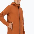Uomo Mons Royale Arcadia Merino Fleece Hoody zenzero 5