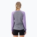 Maglia termica da donna Mons Royale Icon Raglan grey heather/ lupin 3