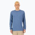 Manica lunga termica attiva da uomo Mons Royale Zephyr Tencel blu acciaio