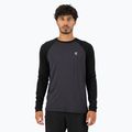 Maniche lunghe termiche da uomo Mons Royale Tarn Merino 9 ferro/nero