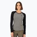 Maglia termica da donna Mons Royale Icon Raglan mr stripe/black