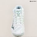 Scarpe da pallavolo da donna Mizuno Wave Voltage Mid bianco/glacial ridge/patina green 11