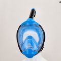 Maschera integrale per lo snorkeling AQUASTIC KAI blu 9