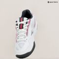 Scarpe da tennis da donna Mizuno Break Shot 4 AC bianco / rosa tetra / turbolenza 9