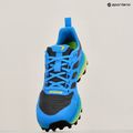 Scarpe da corsa Inov-8 Mudtalon da uomo grigio scuro/blu/giallo 10