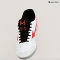 Scarpe da calcio per bambini Mizuno MRL Sala Club TF Jr bianco/rosso radiante 15