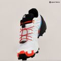 Salomon Speedcross 6 scarpe da corsa da donna bianco/nero/rosso fuoco 11