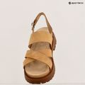 Timberland Clairemont Way sandali da donna in nabuk beige medio 10