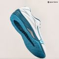 Scarpe da pallavolo da uomo Mizuno Thunder Blade Z bianco/blu marina/argento 9