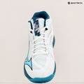 Scarpe da pallavolo da uomo Mizuno Thunder Blade Z Mid bianco/blu marina/argento 9