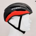 Casco da bicicletta Giro Isode II nero opaco/rosso 10