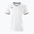 Camicia da tennis Wilson Team II High con scollo a V da uomo, bianco WRA794102