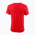 Camicia da tennis Wilson Team II High V-Neck Uomo Rosso WRA794103 2