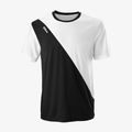 Maglietta da tennis da uomo Wilson Team II Crew bianco e nero WRA794001
