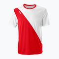Maglietta da tennis da uomo Wilson Team II Crew bianco e rosso WRA794002