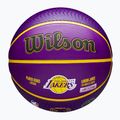 Wilson NBA Player Icon Outdoor basket Lebron viola dimensioni 7 6