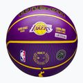 Wilson NBA Player Icon Outdoor basket Lebron viola dimensioni 7 7