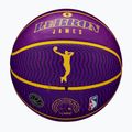 Wilson NBA Player Icon Outdoor basket Lebron viola dimensioni 7 8
