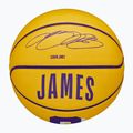 Pallacanestro Wilson NBA Player Icon Mini Lebron giallo taglia 3 bambini
