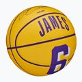 Pallacanestro Wilson NBA Player Icon Mini Lebron giallo taglia 3 bambini 2