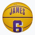 Pallacanestro Wilson NBA Player Icon Mini Lebron giallo taglia 3 bambini 3