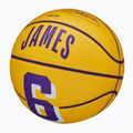 Pallacanestro Wilson NBA Player Icon Mini Lebron giallo taglia 3 bambini 4