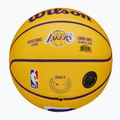Pallacanestro Wilson NBA Player Icon Mini Lebron giallo taglia 3 bambini 6