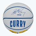Pallacanestro da bambino Wilson NBA Player Icon Mini Curry bianco taglia 3