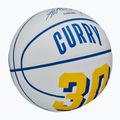 Pallacanestro da bambino Wilson NBA Player Icon Mini Curry bianco taglia 3 2