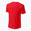 Maglietta da tennis da uomo Wilson Script Eco Cotton Tee wilson red 2