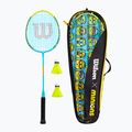 Set da badminton per bambini Wilson Minions 2.0 nero/giallo