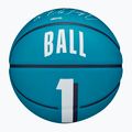 Pallacanestro da bambino Wilson NBA Player Icon Mini Lamelo blu misura 3 2