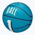 Pallacanestro da bambino Wilson NBA Player Icon Mini Lamelo blu misura 3 4