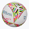 Wilson AVP Movement beach volley bianco/rosa/giallo taglia 5 4