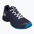 Wilson Rush Pro L Jr scarpe da tennis per bambini blu navy/bianco/blu atomico 8