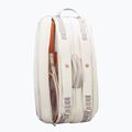 Wilson Roland Garros Super Tour borsa da tennis 9PK crema/argilla 3