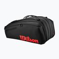 Borsa da tennis Wilson Clash V3 Super Tour nero/infrarossi 2