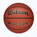 Pallone da basket Wilson Reaction Pro brown/gold misura 7