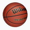 Pallone da basket Wilson Reaction Pro brown/gold misura 7 2