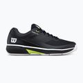 Scarpe da tennis da uomo Wilson Rush Lite 5 Clay black/white/safety yellow 8