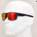 Occhiali da sole UVEX Esntl Urban nero opaco/rosso specchiato 6