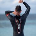 Muta da triathlon da uomo Synergy Adrenaline Full Sleeve 5 mm black/red 5