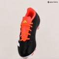 Scarpe da calcio adidas Predator League MG nero/bianco scuro/rosso solare per bambini 11