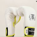 Guanti da boxe Top King Boxing Reborn bianco/giallo 6