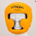Casco da boxe Top King a copertura totale giallo 8