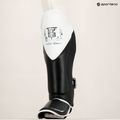 Top King Shin Guards protezioni per tibia e piede Blend nero/bianco 8