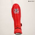 Protezioni per tibia e piede rosse Top King Pro Semi Leather 8